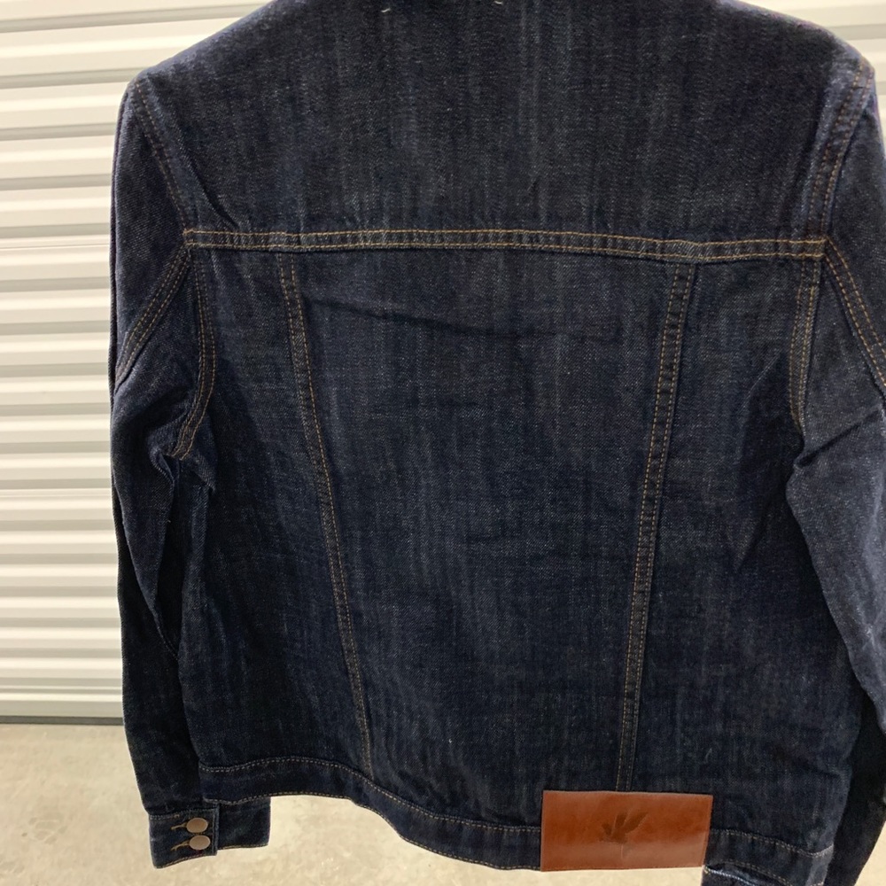 NWT One Teaspoon dark raw denim jean jacket - Picture 6 of 8